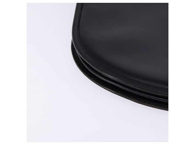 BALLY Borsa a Spalla in Pelle Nera e Oro Auth 143332 Nero D'oro - vista 9