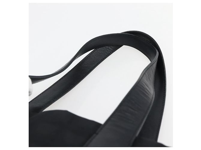 CHANEL Nuova Borsa Tote da Viaggio Nylon Nera CC Auth BA6319 Nero - vista 8