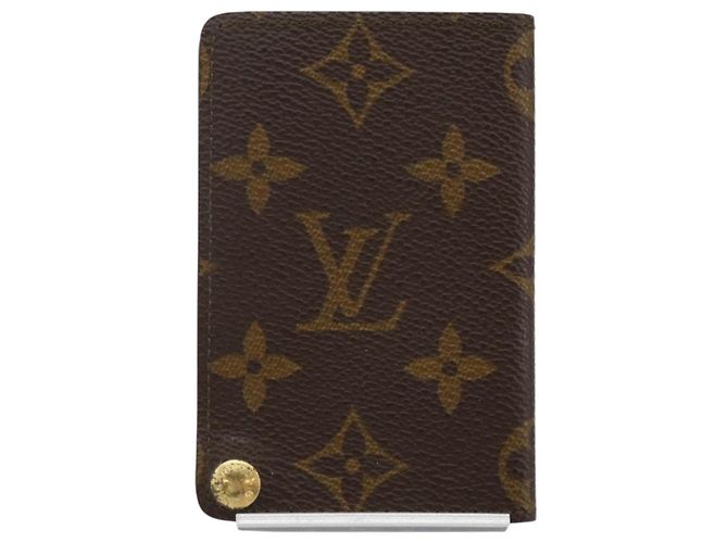 LOUIS VUITTON Monogram Porto Cartes Crdit Pression Card Case M60937 Auth th6344 - view 2