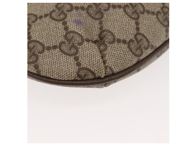 Gucci Borsa a Spalla GG Supreme PVC Beige Oro 904 02 020 Auth 143309 D'oro - vista 10