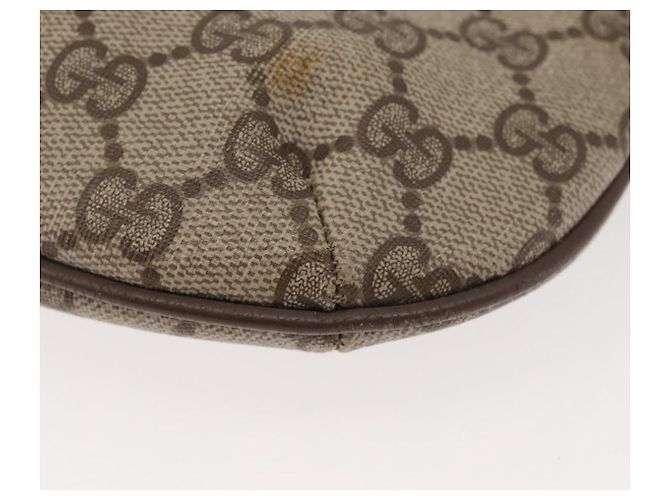Gucci Borsa a Spalla GG Supreme PVC Beige Oro 904 02 020 Auth 143309 D'oro - vista 11