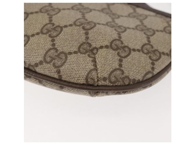 Gucci Borsa a Spalla GG Supreme PVC Beige Oro 904 02 020 Auth 143309 D'oro - vista 13