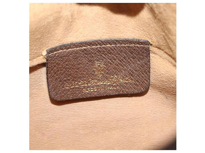 Gucci Borsa a Spalla GG Supreme PVC Beige Oro 904 02 020 Auth 143309 D'oro - vista 16