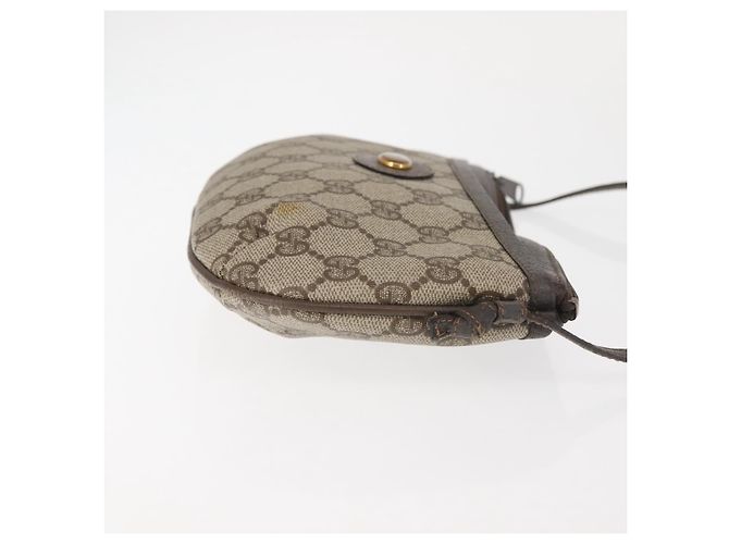 Gucci Borsa a Spalla GG Supreme PVC Beige Oro 904 02 020 Auth 143309 D'oro - vista 4