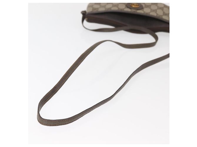 Gucci Borsa a Spalla GG Supreme PVC Beige Oro 904 02 020 Auth 143309 D'oro - vista 7