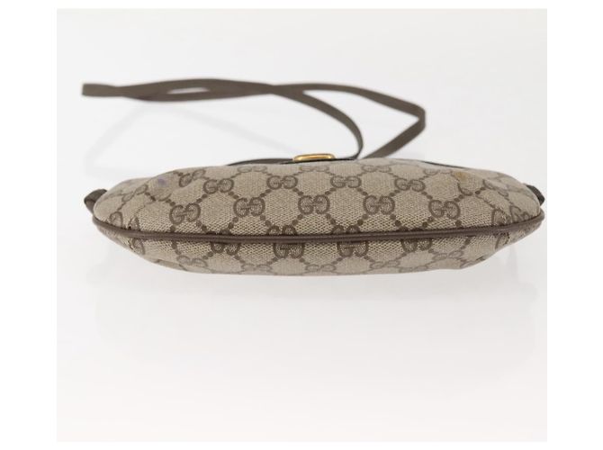 Gucci Borsa a Spalla GG Supreme PVC Beige Oro 904 02 020 Auth 143309 D'oro - vista 9