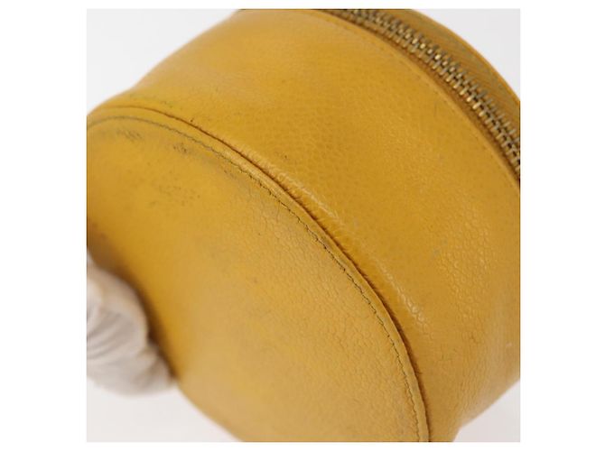 Boîte à bijoux CHANEL COCO en peau de caviar, or jaune, CC Auth am9057 Doré - vue 14
