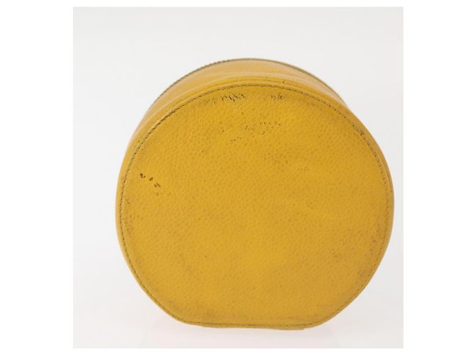 Boîte à bijoux CHANEL COCO en peau de caviar, or jaune, CC Auth am9057 Doré - vue 6