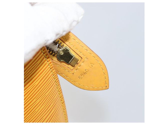 LOUIS VUITTON Borsa a Mano Epi Saint Jacques Gialla M52279 LV Auth bs29292 Giallo - vista 12