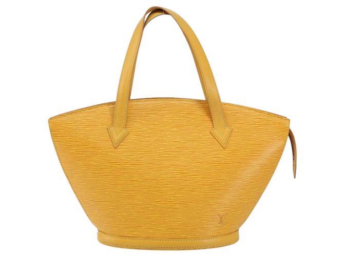 LOUIS VUITTON Borsa a Mano Epi Saint Jacques Gialla M52279 LV Auth bs29292 Giallo - vista 13