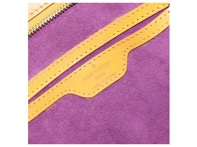 LOUIS VUITTON Borsa a Mano Epi Saint Jacques Gialla M52279 LV Auth bs29292 Giallo - vista 18
