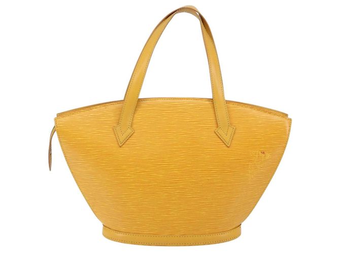 LOUIS VUITTON Borsa a Mano Epi Saint Jacques Gialla M52279 LV Auth bs29292 Giallo - vista 2