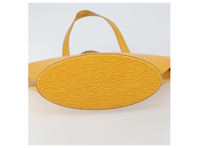 LOUIS VUITTON Borsa a Mano Epi Saint Jacques Gialla M52279 LV Auth bs29292 Giallo - vista 5