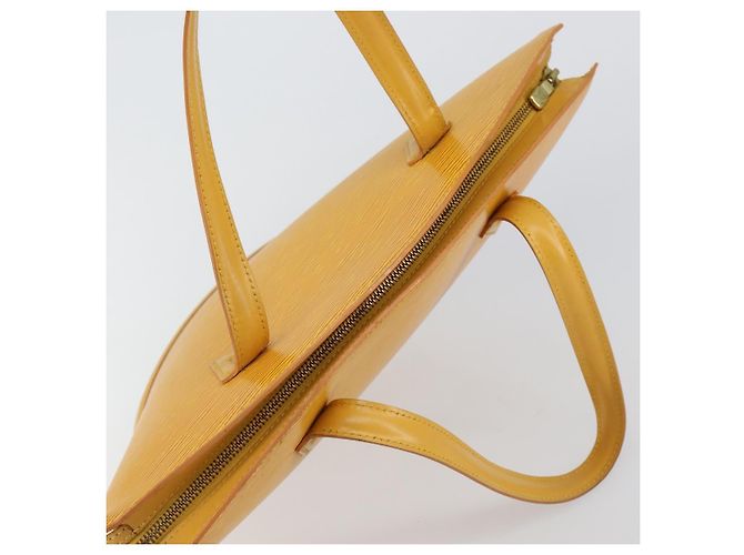 LOUIS VUITTON Borsa a Mano Epi Saint Jacques Gialla M52279 LV Auth bs29292 Giallo - vista 6