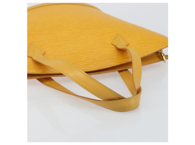 LOUIS VUITTON Borsa a Mano Epi Saint Jacques Gialla M52279 LV Auth bs29292 Giallo - vista 7
