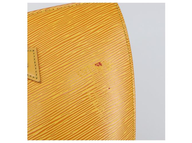 LOUIS VUITTON Borsa a Mano Epi Saint Jacques Gialla M52279 LV Auth bs29292 Giallo - vista 9