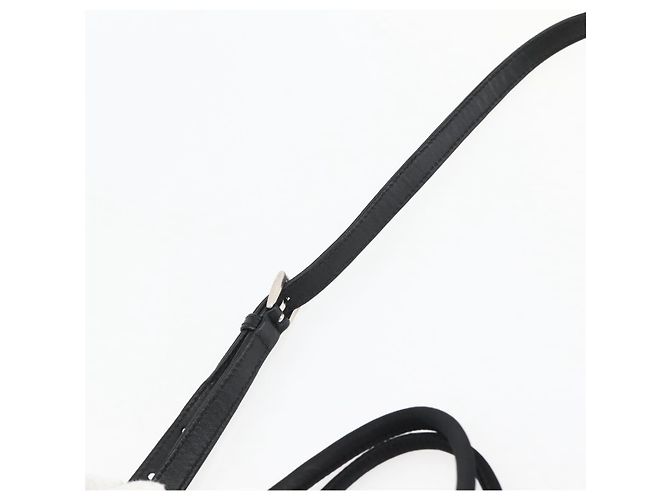 PRADA Borsa a Mano Nylon 2 in 1 Nero Argento Auth 139041V - vista 15