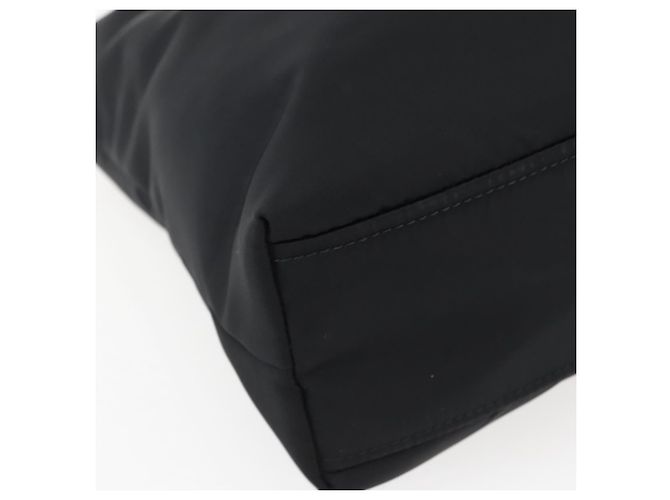PRADA Borsa a Mano Nylon 2 in 1 Nero Argento Auth 139041V - vista 16