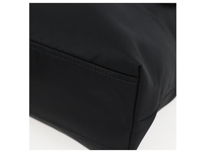 PRADA Borsa a Mano Nylon 2 in 1 Nero Argento Auth 139041V - vista 9