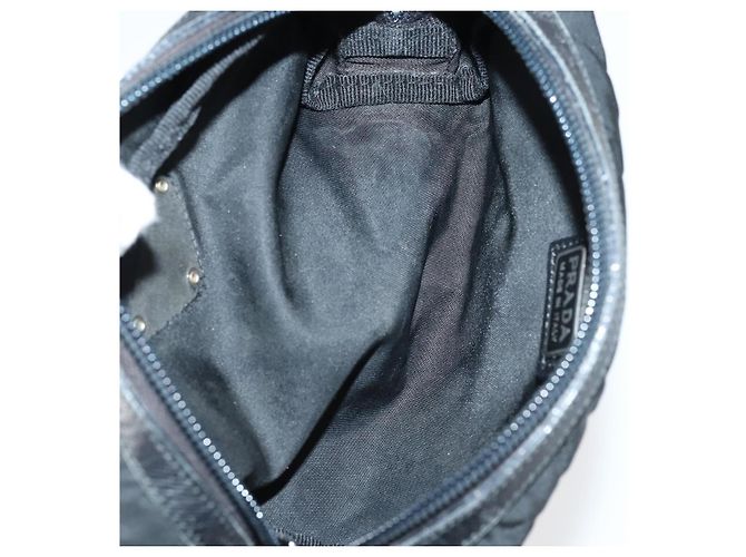 PRADA Nylon Pouch 4er-Set Schwarz Khaki Lila Auth bs29189 - Ansicht 14
