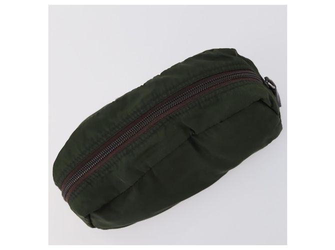 PRADA Nylon Pouch 4er-Set Schwarz Khaki Lila Auth bs29189 - Ansicht 17