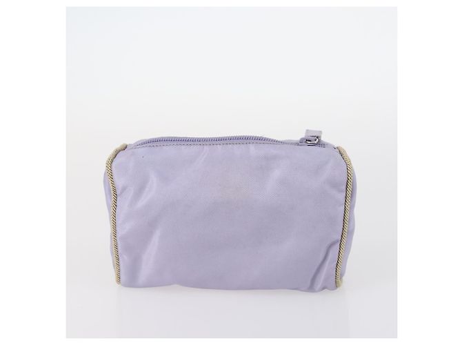 PRADA Nylon Pouch 4er-Set Schwarz Khaki Lila Auth bs29189 - Ansicht 3