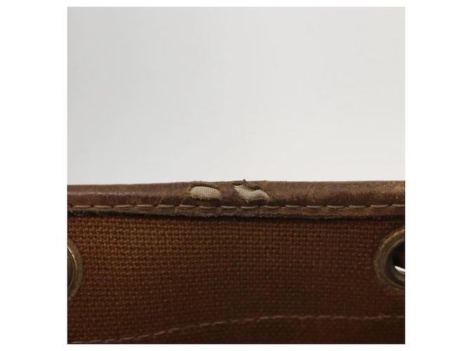 Borsa a spalla in tela a nido d'ape PVC nera e dorata Auth BA5823 Christian Dior Nero D'oro - vista 16