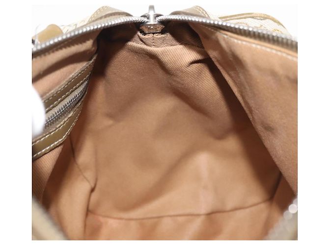 Céline CELINE C Macadam Canvas Handtasche Beige Silber Auth BA6265 - Ansicht 19