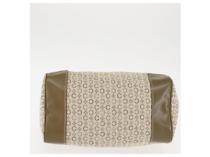 Céline CELINE C Macadam Canvas Handtasche Beige Silber Auth BA6265 - Ansicht 6