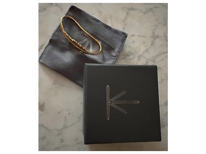 Autre Marque Bracciale con Piume in Oro LeiVanKash Totem D'oro - vista 6