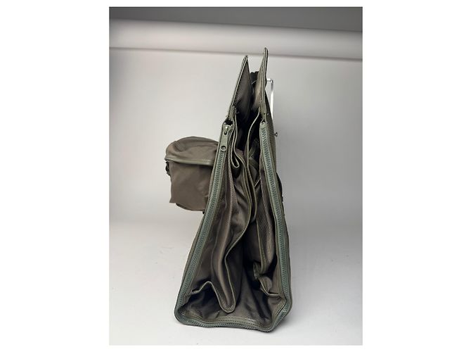 Borsa da viaggio vintage Issey Miyake kaki Cachi - vista 10