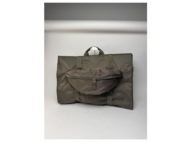 Borsa da viaggio vintage Issey Miyake kaki Cachi - vista 6