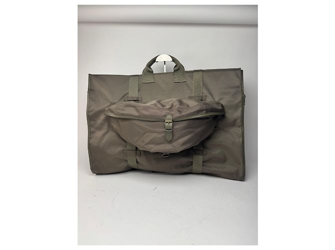Borsa da viaggio vintage Issey Miyake kaki Cachi - vista 7