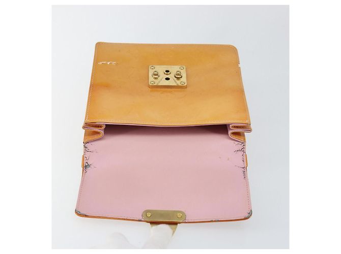LOUIS VUITTON Borsa a mano Spring street Monogram Vernis Rosa M91033 LV Auth bs29654 - vista 10