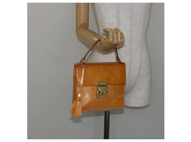 LOUIS VUITTON Borsa a mano Spring street Monogram Vernis Rosa M91033 LV Auth bs29654 - vista 24