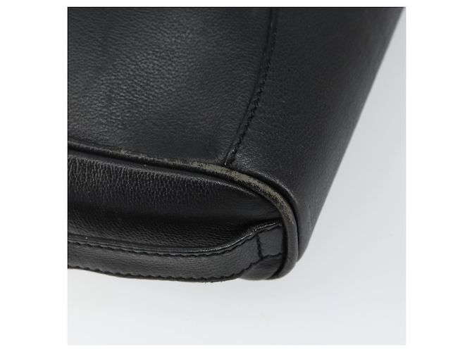 GUCCI Clutch in Pelle Nera Dorata Auth 143350 Nero D'oro - vista 11