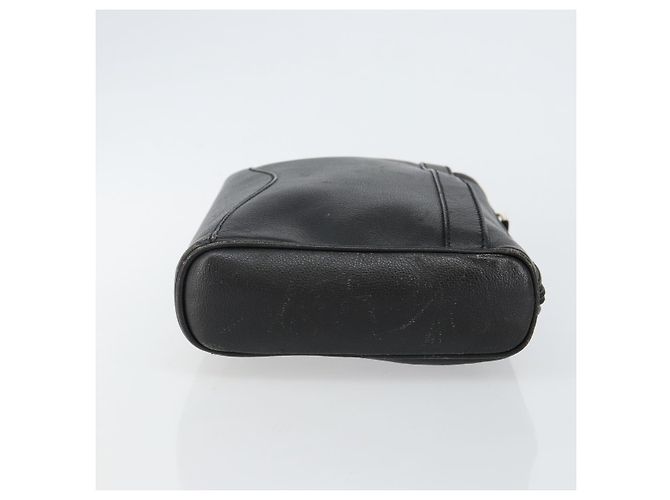GUCCI Clutch in Pelle Nera Dorata Auth 143350 Nero D'oro - vista 4