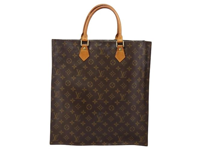 LOUIS VUITTON Borsa Sac Plat Monogram M51140 LV Auth th6350 Monogramma - vista 2
