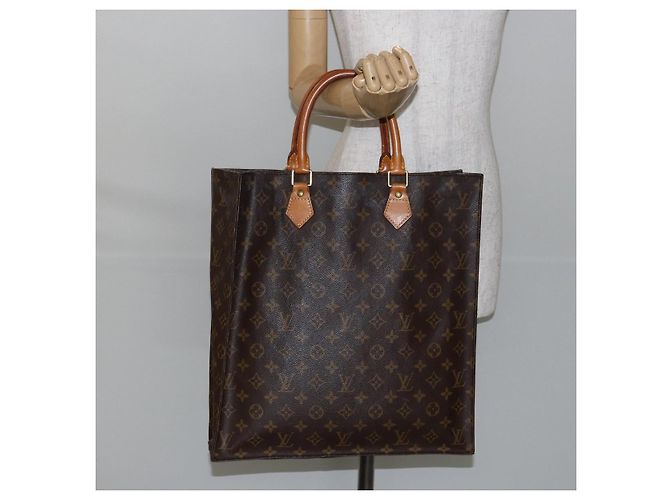 LOUIS VUITTON Borsa Sac Plat Monogram M51140 LV Auth th6350 Monogramma - vista 21