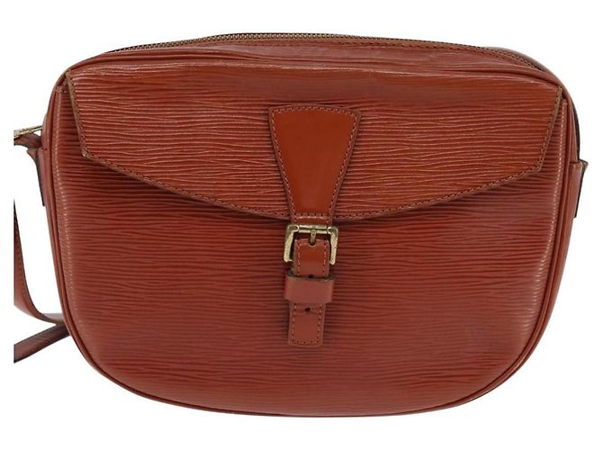 LOUIS VUITTON Bolsa de Ombro Epi Jeune Fille MM Marrom M52153 LV Auth BA6343 - vue 13
