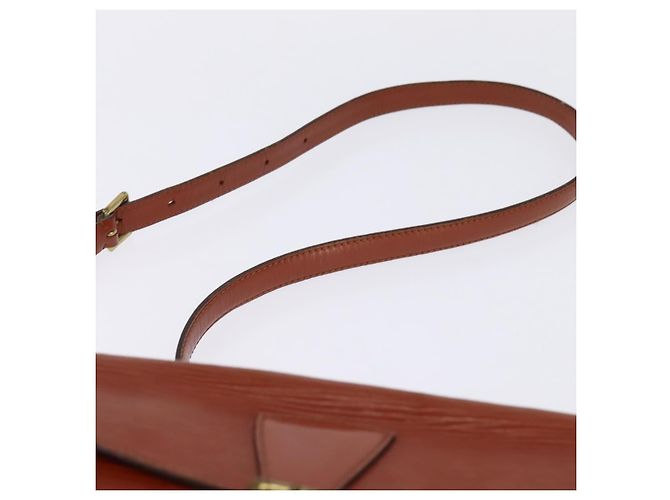 LOUIS VUITTON Bolsa de Ombro Epi Jeune Fille MM Marrom M52153 LV Auth BA6343 - vue 14