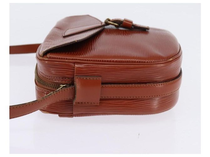 LOUIS VUITTON Bolsa de Ombro Epi Jeune Fille MM Marrom M52153 LV Auth BA6343 - vue 3