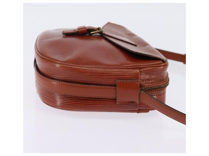 LOUIS VUITTON Bolsa de Ombro Epi Jeune Fille MM Marrom M52153 LV Auth BA6343 - vue 4