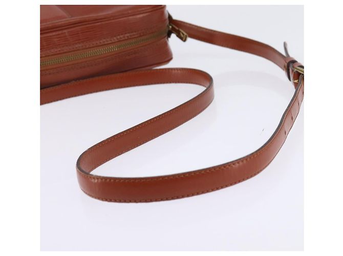 LOUIS VUITTON Bolsa de Ombro Epi Jeune Fille MM Marrom M52153 LV Auth BA6343 - vue 7