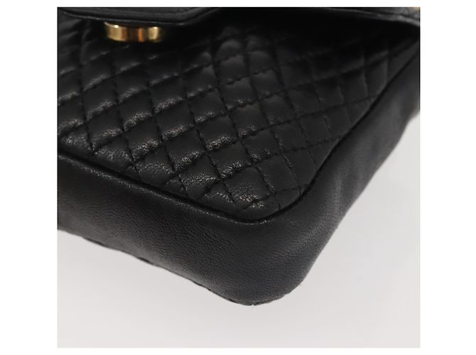 BALLY Borsa a Spalla con Catena Pelle Nera Oro Auth am9086 Nero D'oro - vista 15