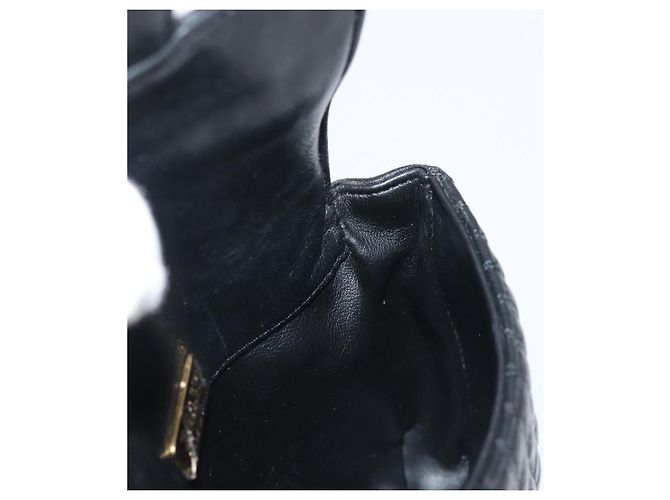 BALLY Borsa a Spalla con Catena Pelle Nera Oro Auth am9086 Nero D'oro - vista 19