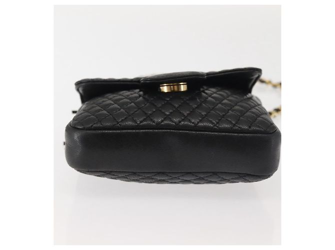 BALLY Borsa a Spalla con Catena Pelle Nera Oro Auth am9086 Nero D'oro - vista 5