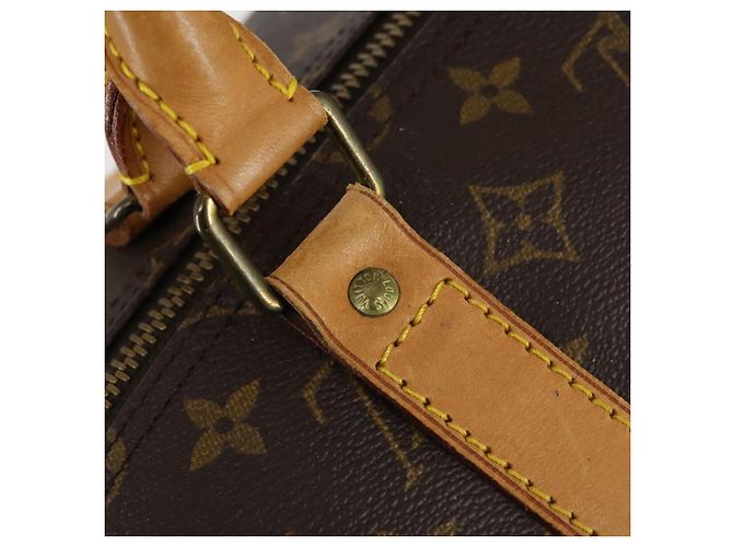LOUIS VUITTON Borsa Boston Monogram Keepall 55 M41424 LV Auth 143247 Monogramma - vista 17