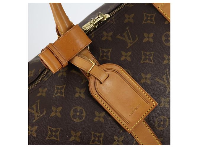 LOUIS VUITTON Borsa Boston Monogram Keepall 55 M41424 LV Auth 143247 Monogramma - vista 19