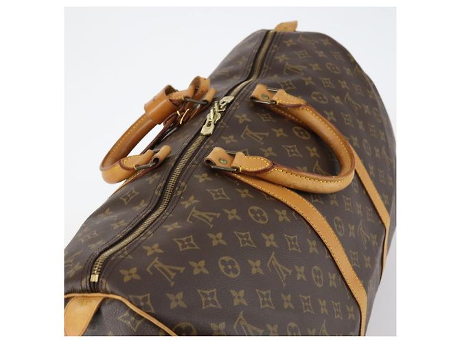 LOUIS VUITTON Borsa Boston Monogram Keepall 55 M41424 LV Auth 143247 Monogramma - vista 6